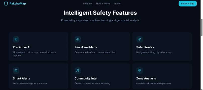 RakshaMap: AI-Powered Women-Centric Safety Mapper – screenshot 5