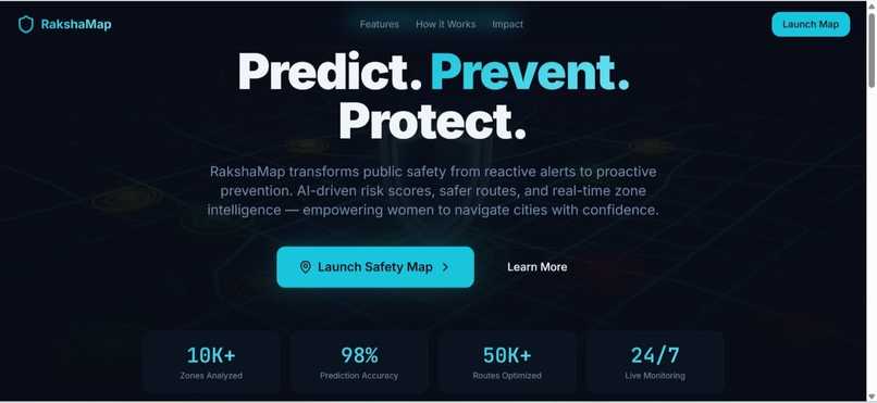 RakshaMap: AI-Powered Women-Centric Safety Mapper – screenshot 4