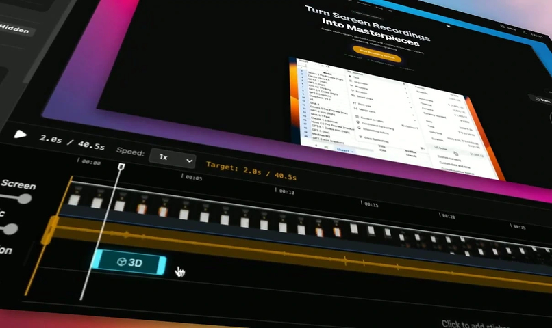 Screentell - A screen recorder and video editor for demos – screenshot 4