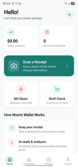 Mom's Wallet – screenshot 1
