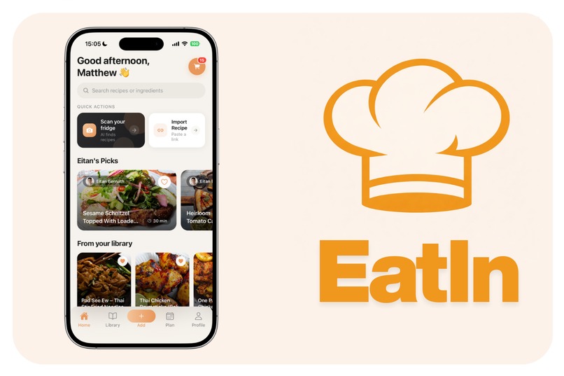 EatIn - Recipe Library – screenshot 1