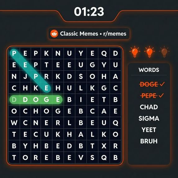Meme Word Search – screenshot 2