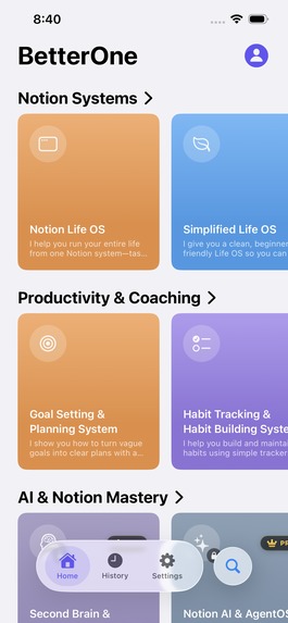 Your 24x7 Coach - BetterOne – screenshot 1