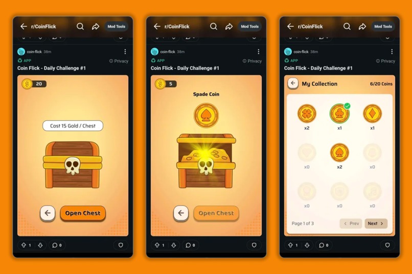Coin Flick - Reddit Game – screenshot 2