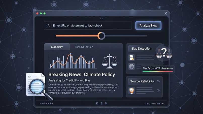 Veritas — AI-Driven News Verification Platform – screenshot 1