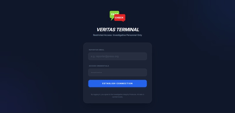 Veritas — AI-Driven News Verification Platform – screenshot 3