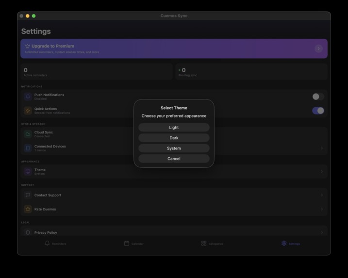 Cuemos Sync – screenshot 5