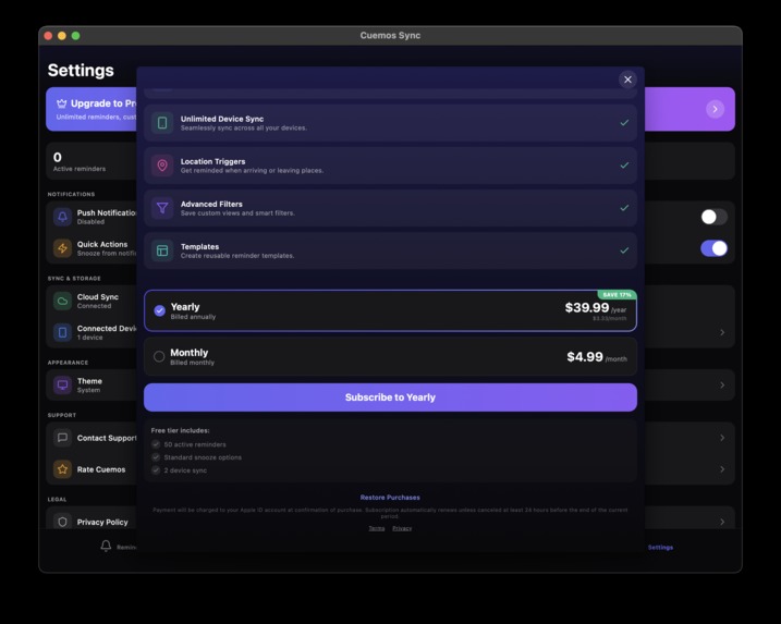 Cuemos Sync – screenshot 6