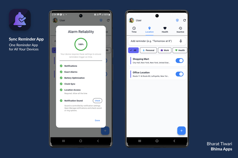 Sync Reminder App – screenshot 2