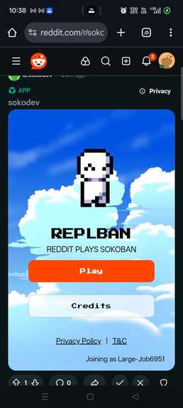 REPLBAN - Reddit Plays Sokoban – screenshot 4