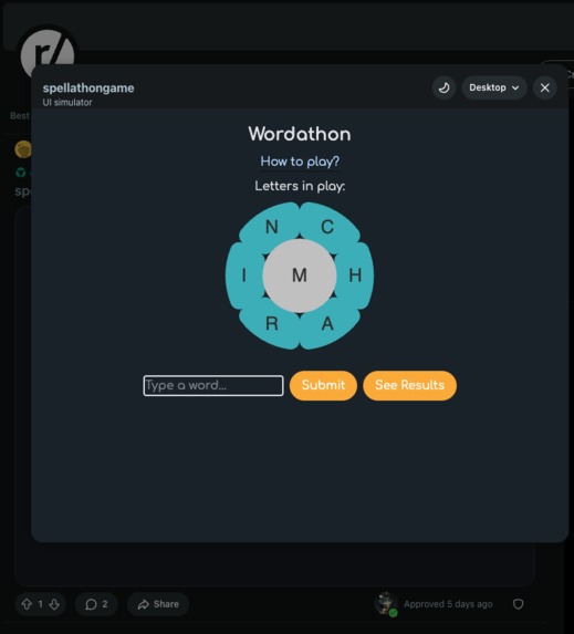 Wordathon – screenshot 2