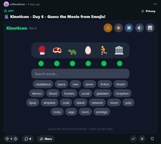 Kinoticon – screenshot 2