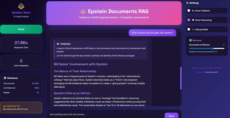 ForensicRAG – screenshot 1