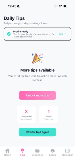 MumSave – screenshot 13