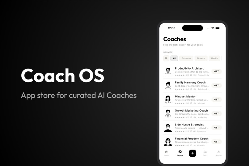Coach OS – screenshot 1
