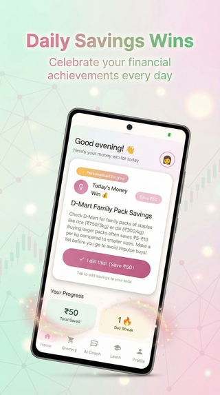 MintMom - Daily Financial Companion for Moms – screenshot 1