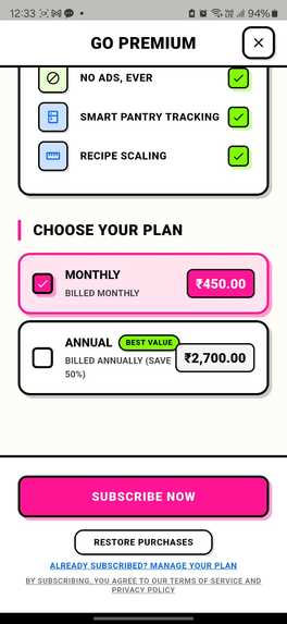 RecipeGrocer – screenshot 9