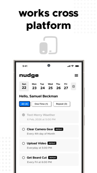 Nudge – To-Do, Smart Reminders – screenshot 4