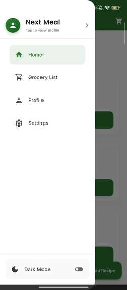 NextMeal – screenshot 1