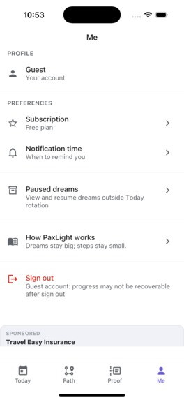 Paxlight App – screenshot 7