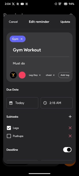 SyncTask – screenshot 2