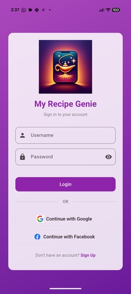 The Recipe Genie – screenshot 1