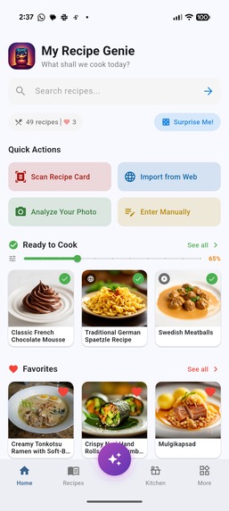 The Recipe Genie – screenshot 2