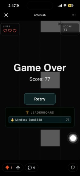 NoteRush – screenshot 3