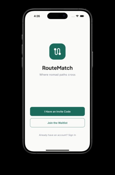 RouteMatch - Nomad Social – screenshot 1