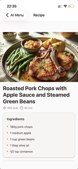 AI Menu Planner – screenshot 4