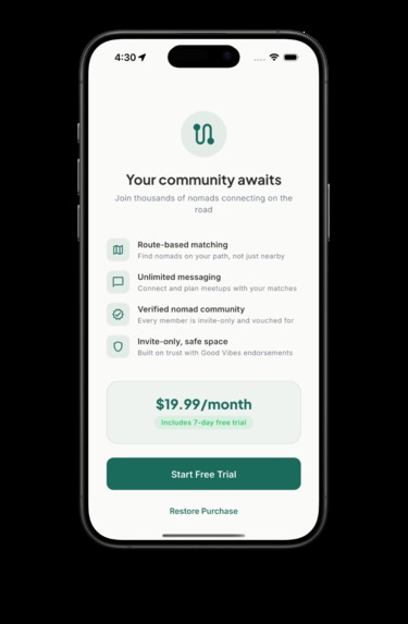 RouteMatch - Nomad Social – screenshot 6