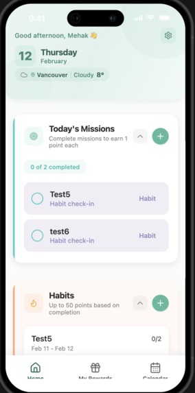 Propel-Habit App – screenshot 1