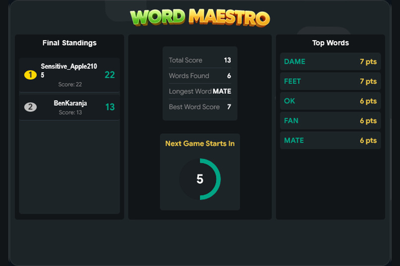 Word Maestro – screenshot 4
