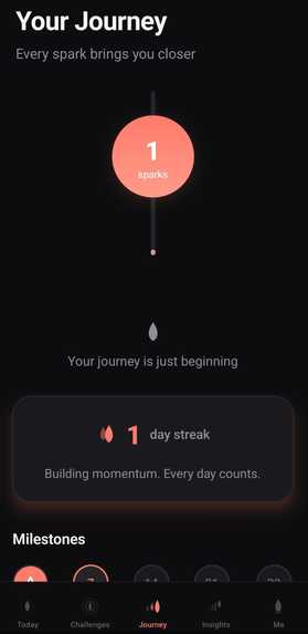 Spark — Turn Big Dreams Into Daily Action – screenshot 1