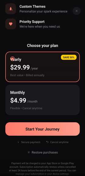 Spark — Turn Big Dreams Into Daily Action – screenshot 4