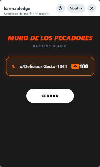 r/karmapledge_dev - Quiz Master Diario – screenshot 2