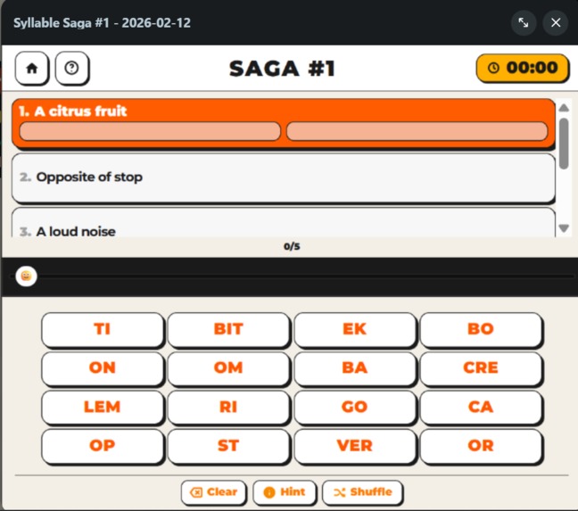 Syllable Saga – screenshot 4
