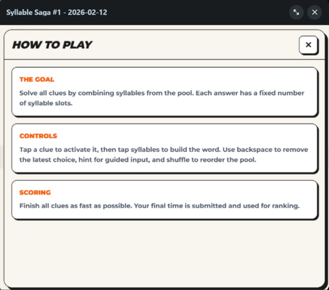 Syllable Saga – screenshot 3