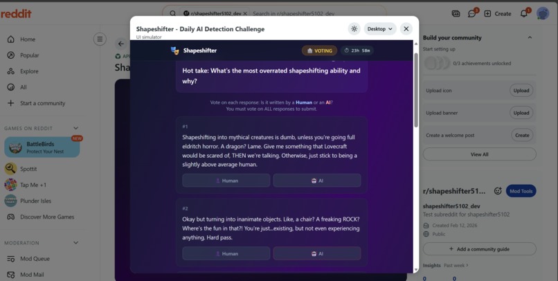 Guess the AI -TURING TEST – screenshot 4