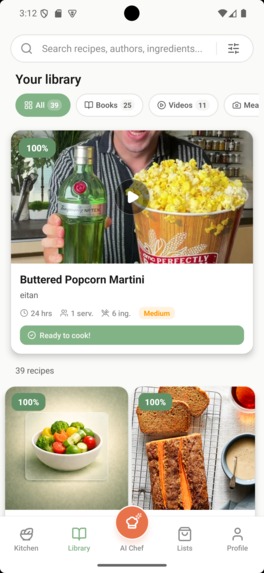 Cuisy: Recipes & Grocery List – screenshot 2