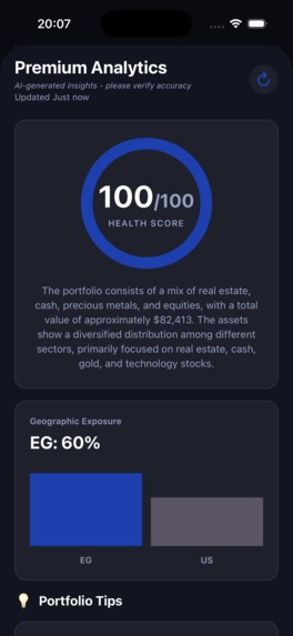 OnePortofolio – screenshot 2