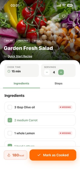 Cuisy: Recipes & Grocery List – screenshot 7