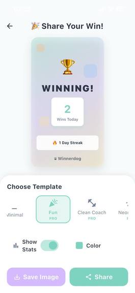 Winnerdog - Track Your Wins – screenshot 5