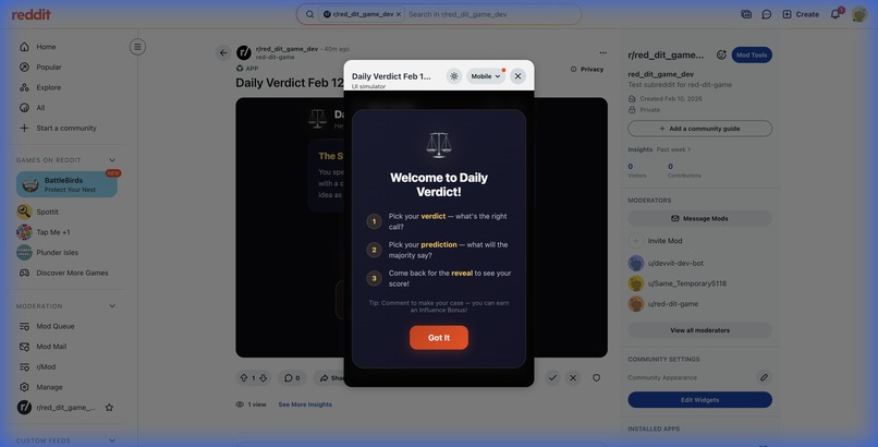 Daily Verdict – screenshot 2