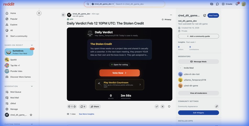 Daily Verdict – screenshot 1