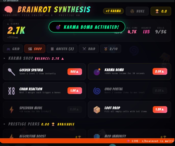 Brainrot-Synthesis – screenshot 11