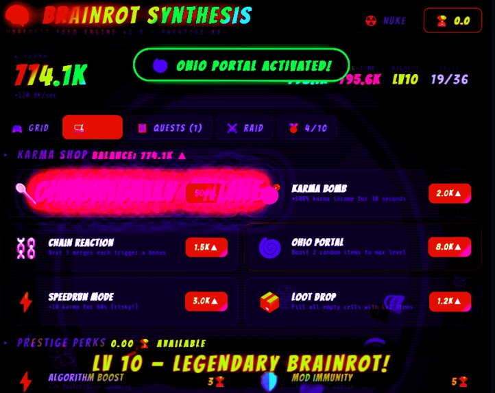 Brainrot-Synthesis – screenshot 4
