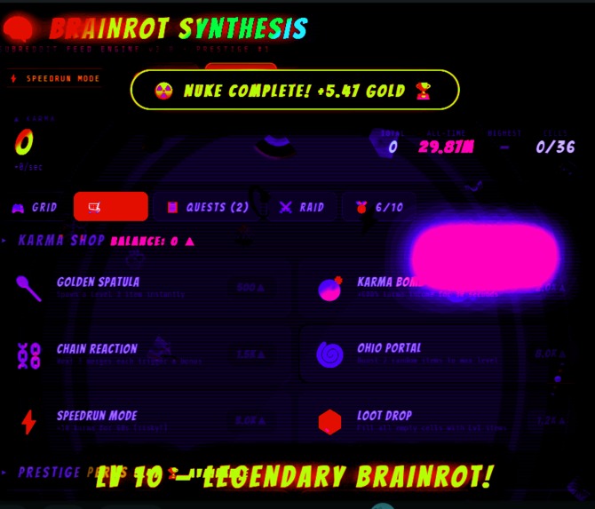 Brainrot-Synthesis – screenshot 9