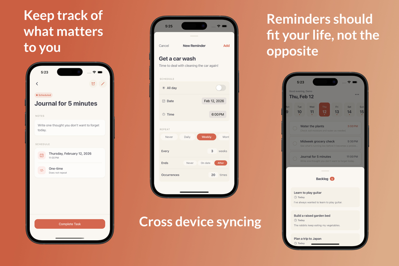 Remio: Gentle Reminders – screenshot 2
