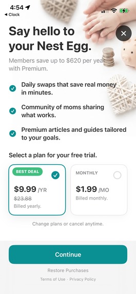 Nest Egg - Saving For Moms – screenshot 10